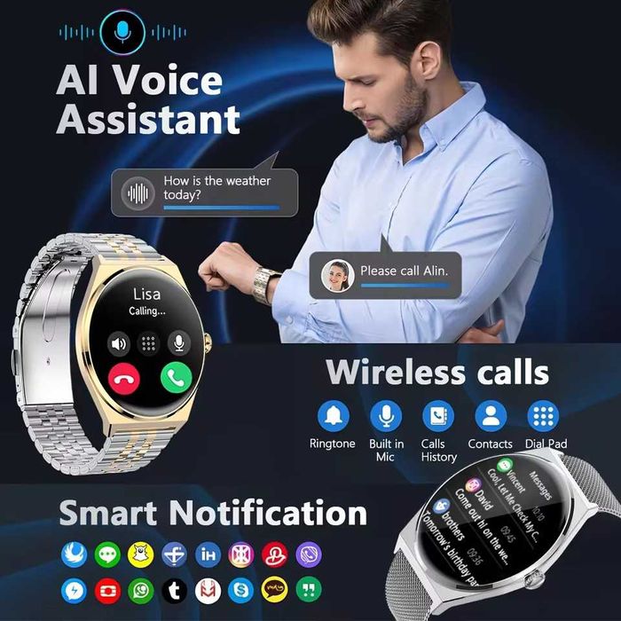 Смарт часы: DAORKOW MT56 ULTRA SLIM. NFC. Unisex.