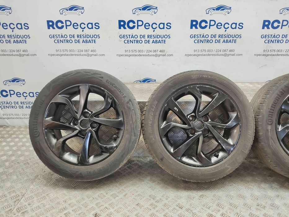 Conjunto de jantes 16 originais Opel Corsa E de 2014 a 2019 6,5J 4x100 ET40