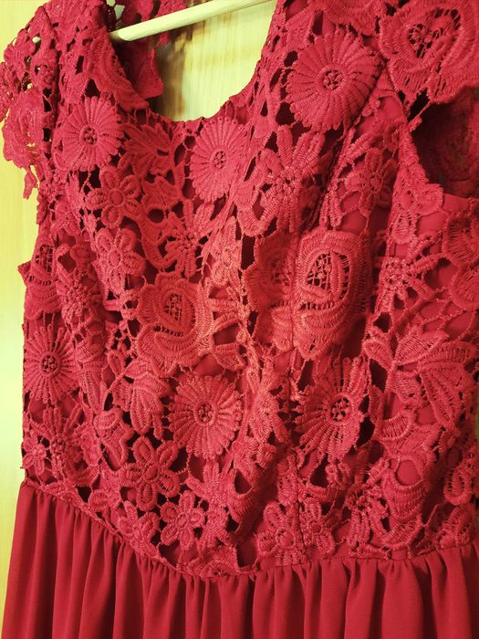 Vestido cerimónia Bordeaux