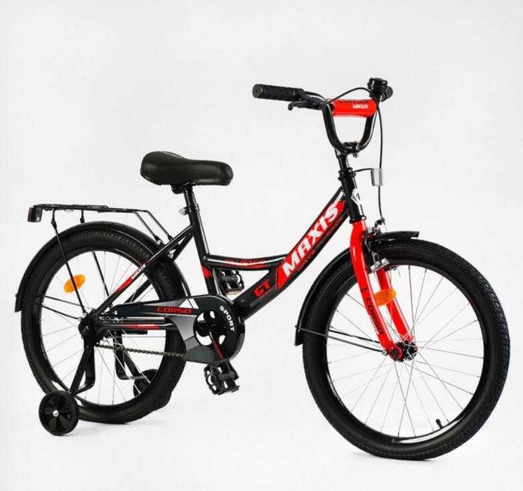 Велосипед Максис 20 д.люкс комплектацiя з додатковими колесами