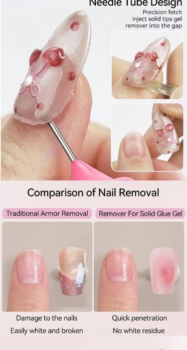 Рідина для зняття накладних нігтів UR SUGAR 15 мл нова