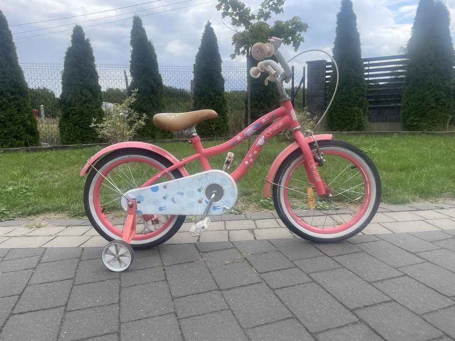 Rower dla dziewczynki na kołach 16’’.