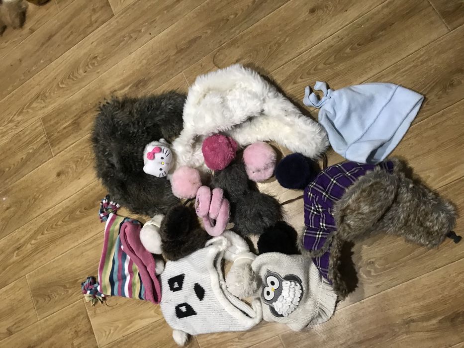 шапки детские новые зимние