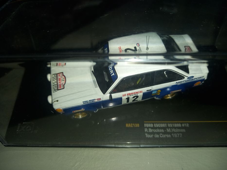 Miniatura Ford Escort RS 1800#12,R.Brookes-M.Holmes, Tour de Corse 197