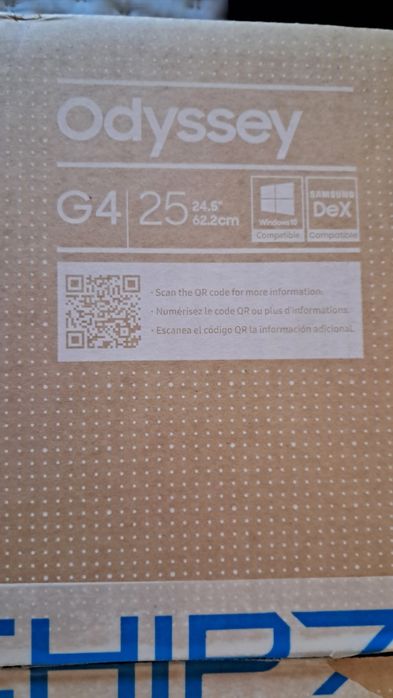 Samsung 25" Odyssey G4 Series FHD Gaming Monitor, IPS, 240hz, 1ms - modelo LS25BG402ENXGO