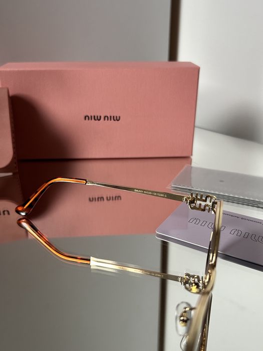 Okulary zlote „miu miu”