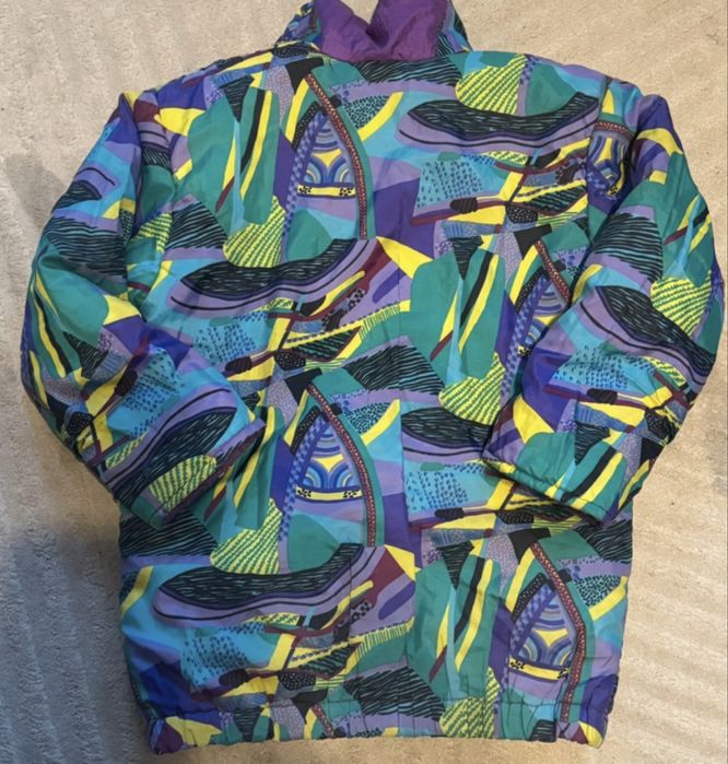 Wzorzysta kurtka vintage