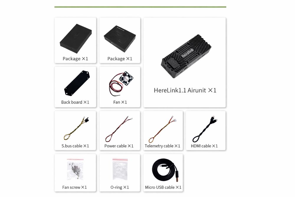 HereLink Air Unit HX4-06210 | HD 1080p | Передавач для дрона