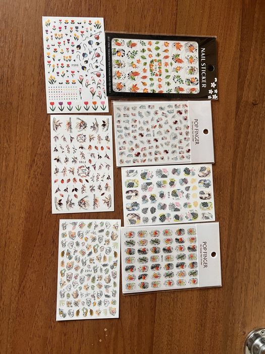 Наклейки для манікюру, манікюр , педикюр, дизайн на нігті, слайдери