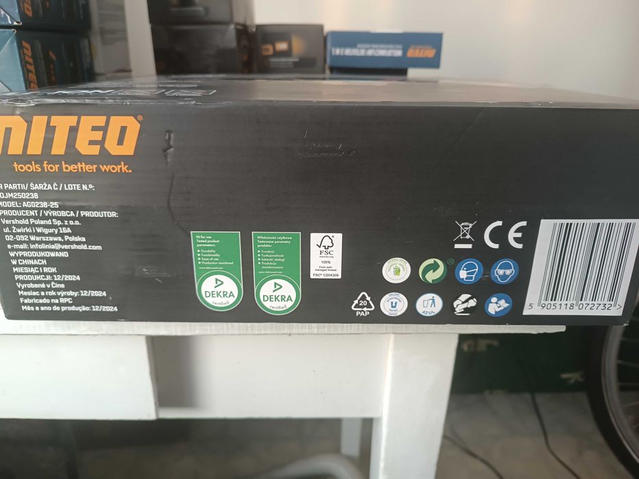 Szlifierka kątowa akumulatorowa NITEO TOOLS 20V MAX