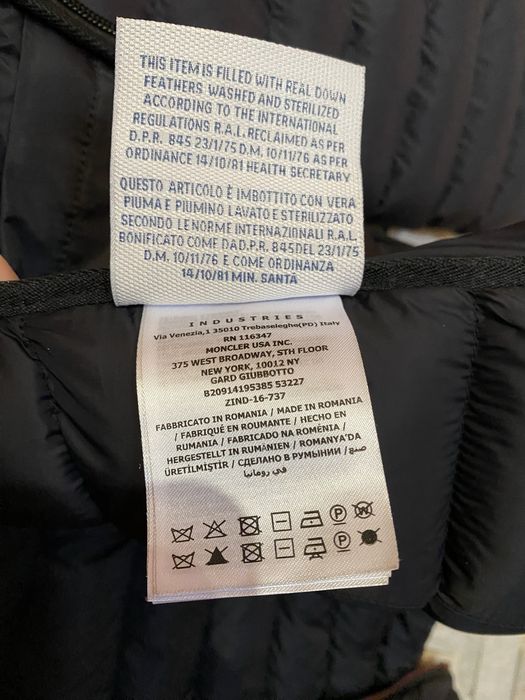 Пуховик moncler zilli kiton