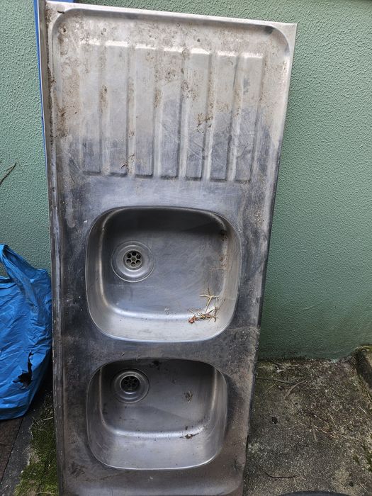 Bancas de cozinha em inox