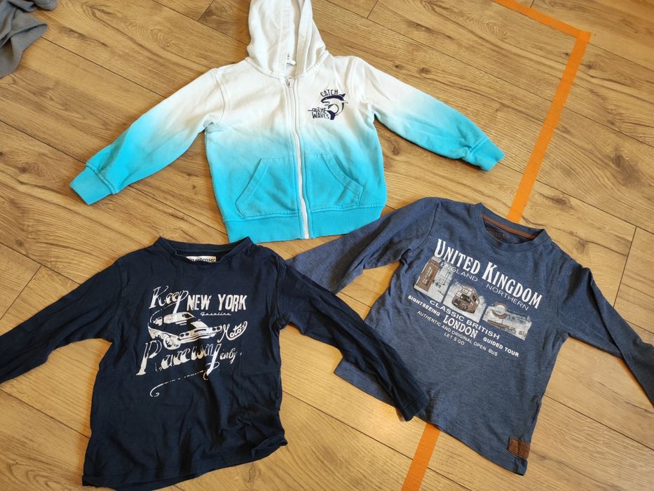 Bluza bluzki z długim rękawem rozmiar 104