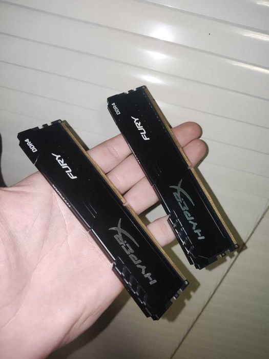 Оперативна пам'ять HyperX Fury DDR4 8GB (Kit 2x4GB) 3200MHz