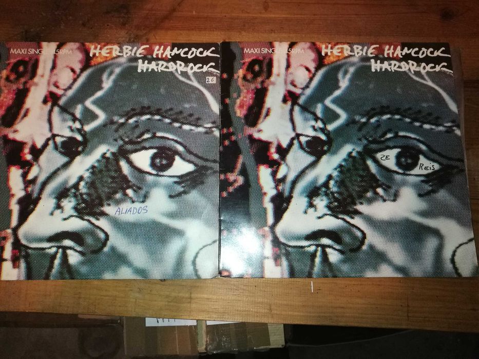 2 Maxi Singles: HERBIE HANCOCK - HARDROCK (Different Price)
