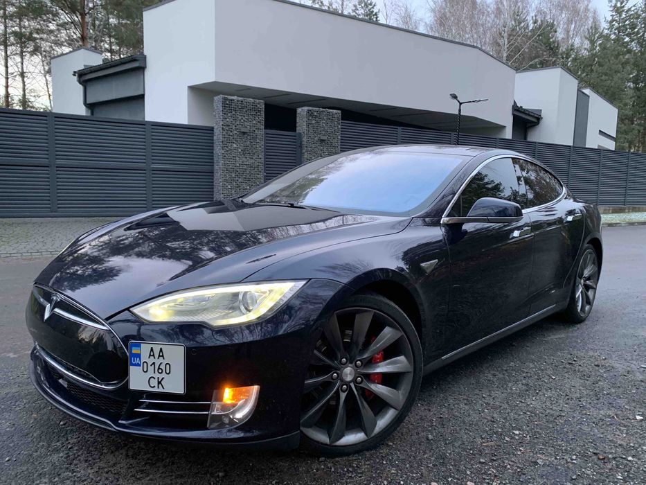 Tesla S P85 D Pnevma 12 міс 2014 рік, Dark Blue