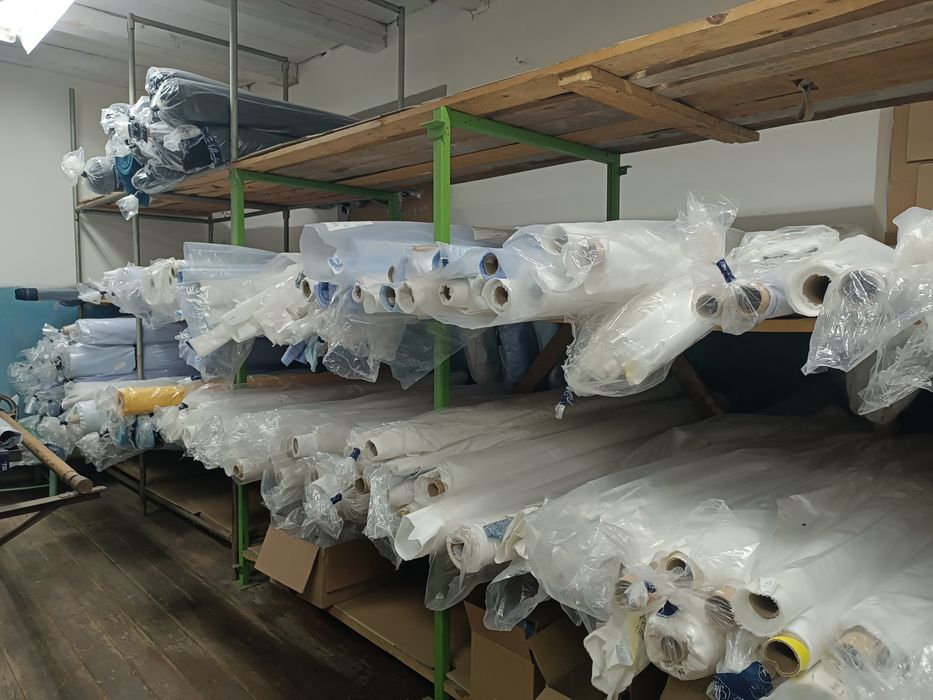 Тканина. Складські залишки.