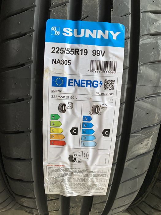 (4шт) нові 225/55R19 Sunny Sport macro NA305 (99V) літні шини