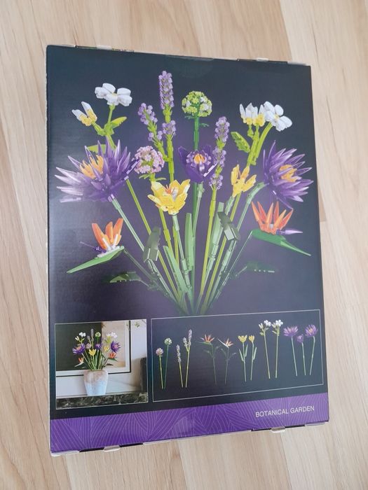 Klocki bukiet kwiatow