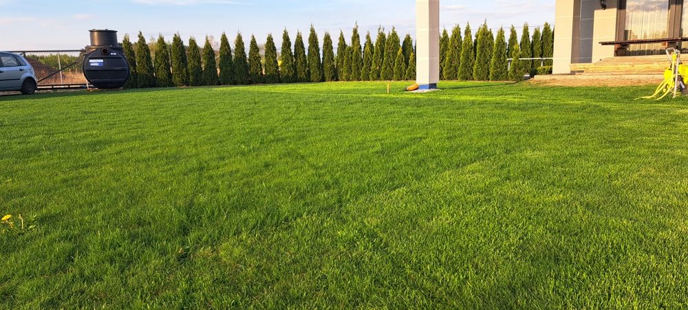 Ogrodnik pracę pielęgnacyjne ogrody