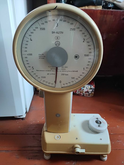 механічна торгівельна вага безгирна 6 кг