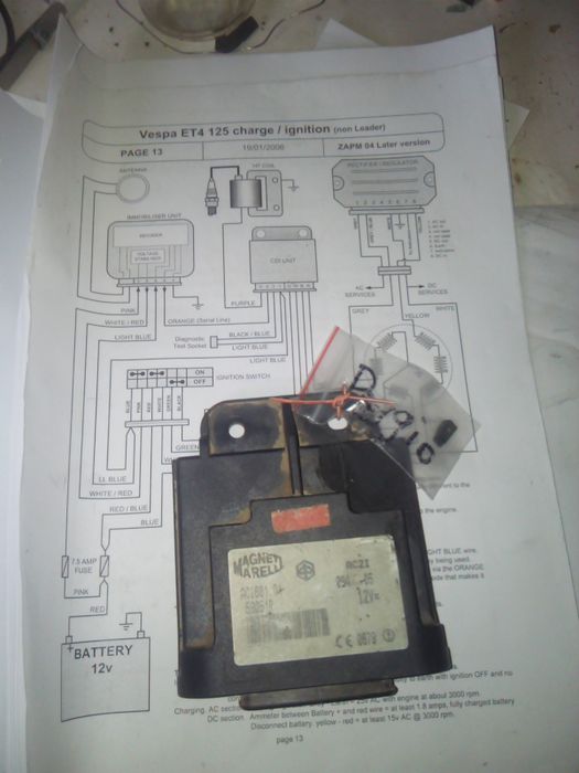 Piaggio ACI601.01 58051R ecu+chip