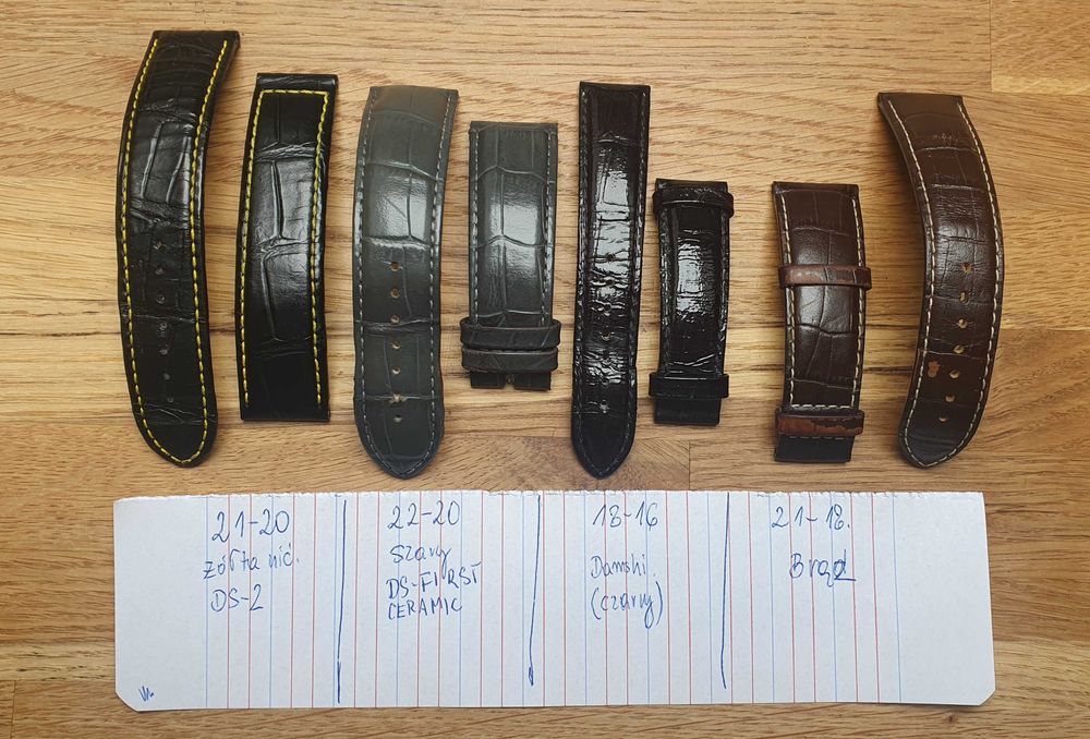 Paski CERTINA - 7 szt. - używane - tanio