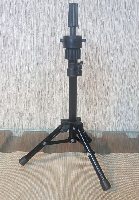 Mini stojak regulowany statyw uchwyt fryzjerskiej główki treningowej