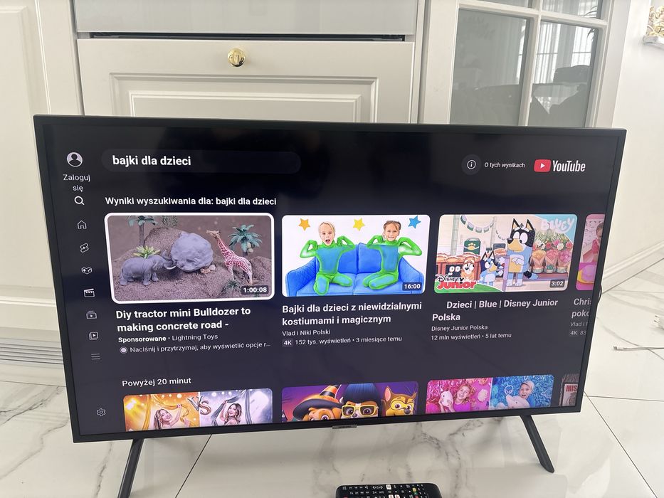 Jak nowy! 43 cale 4K Samsung smart tv telewizor