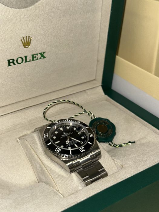 Rolex Submariner 36mm com caixa.