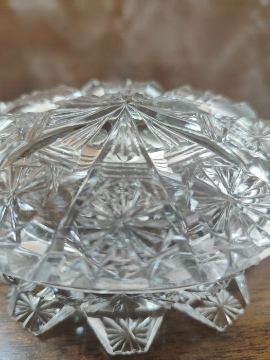 Хрусталь.Шкатулка хрустальная ГДР.