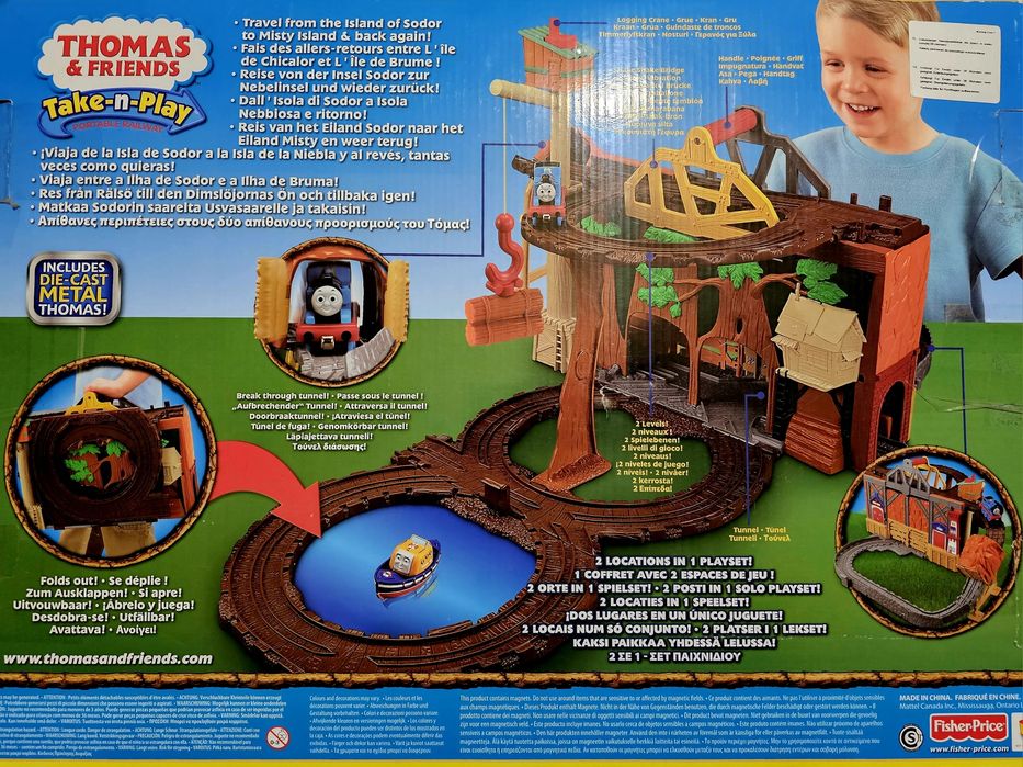 Fisher Price Zestaw Tomek i Przyjaciele Ucieczka z Wyspy Mistry