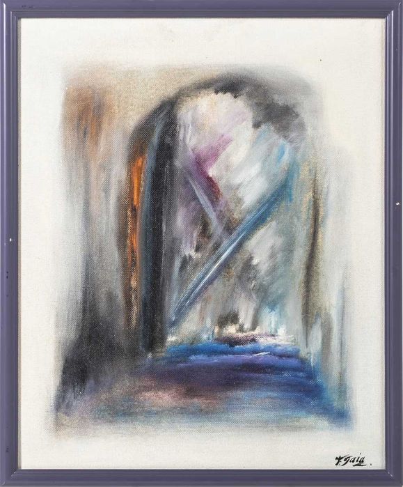 Francisco Gaia (N.1938) Abstrato Óleo
