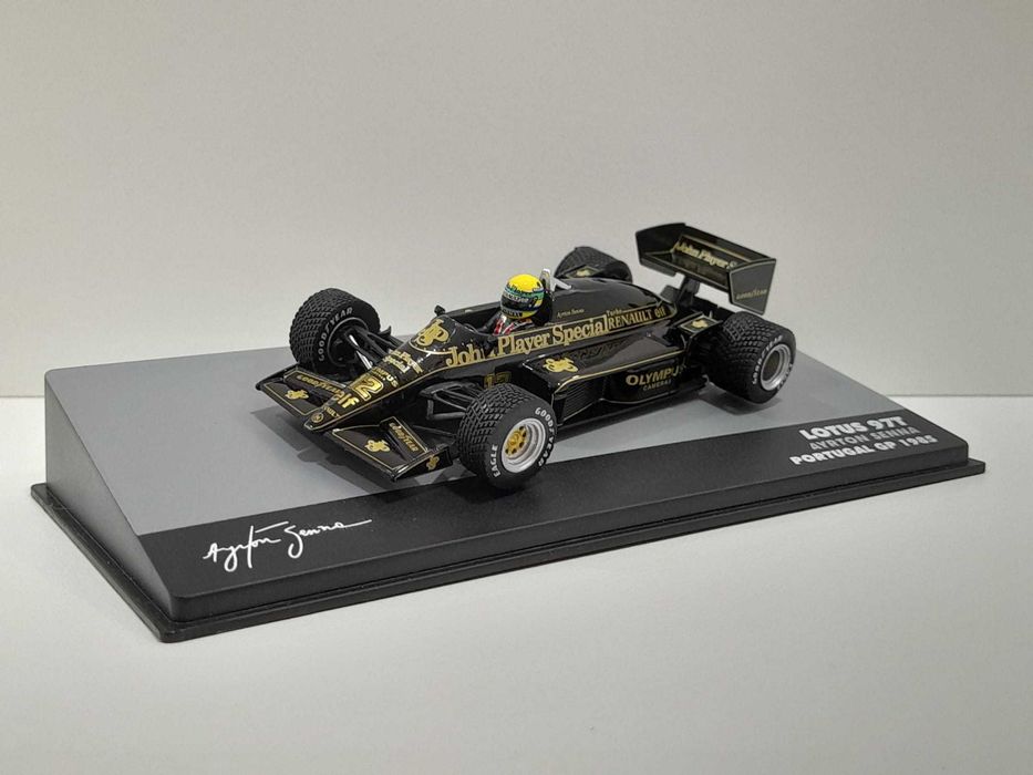 Miniatura escala 1/43 F1 Ayrton Senna