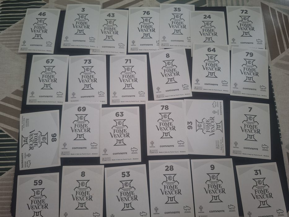 Cromos da Seleção de Portugal