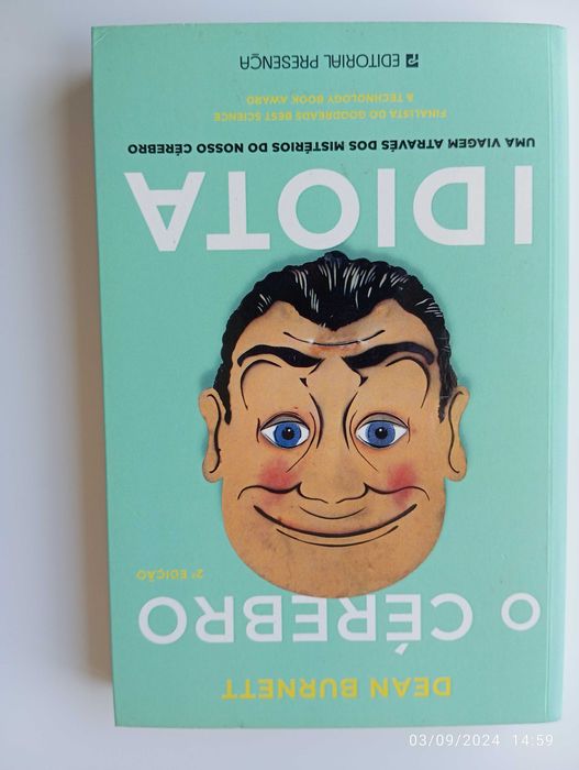 Livro "O Cérebro Idiota" (Dean Burnett)