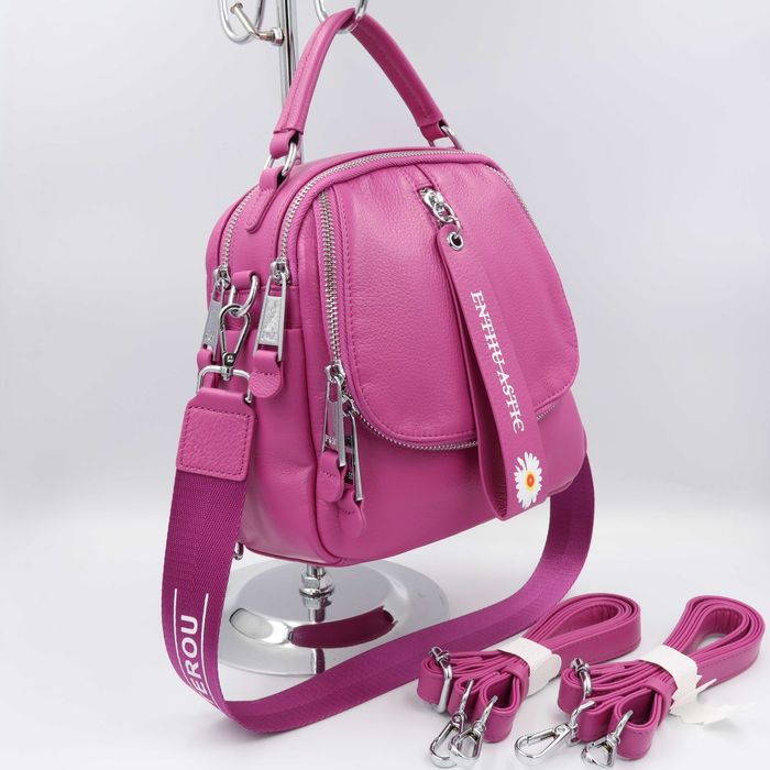 Рюкзак жіночий шкіряний Polina & Eiterou 18133 Рюкзак женский кожаный