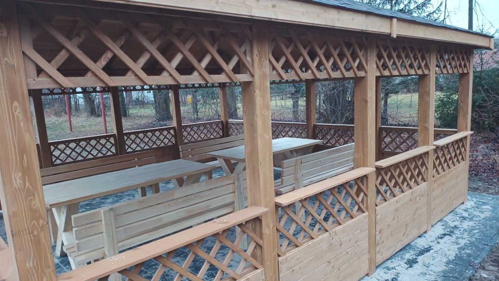 Altana altanka ogrodowa drewniana "Nairobi" 4x4