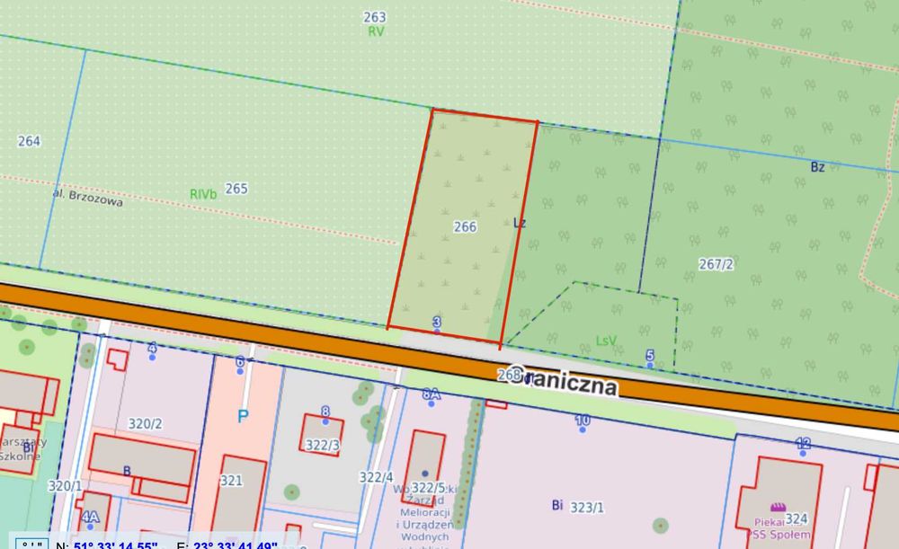 Działka przemysłowa inwestycyjna WŁODAWA woj. lubelskie