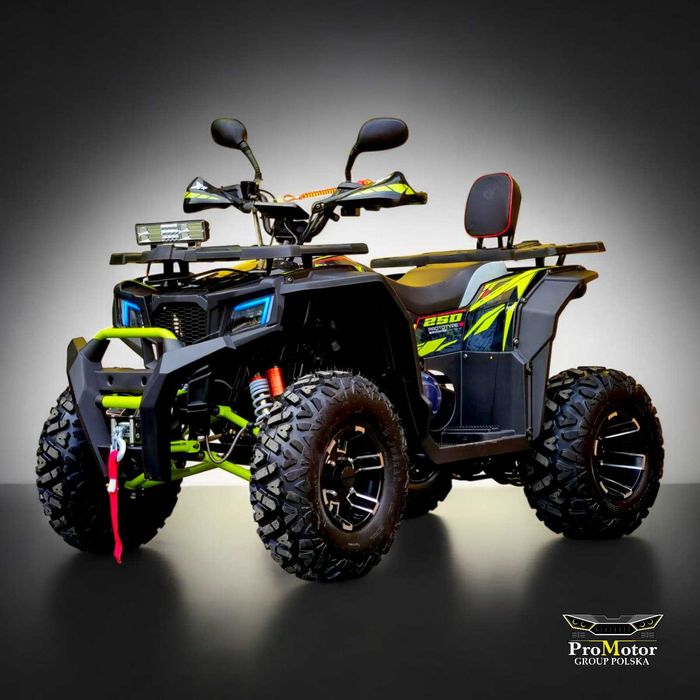 quad XTR FARMER 250 xxl / WYCIĄGARKA / FULL 2025 Raty PŁUG ProMotor