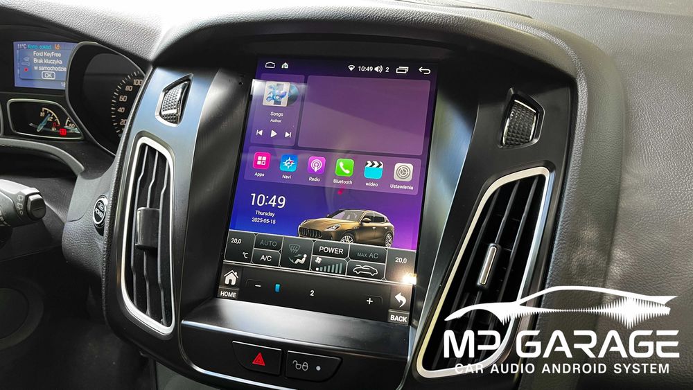 Ford Focus MK3 2011 - 2018 Nawigacja Android Tesla CarPlay/AA LTE Qled