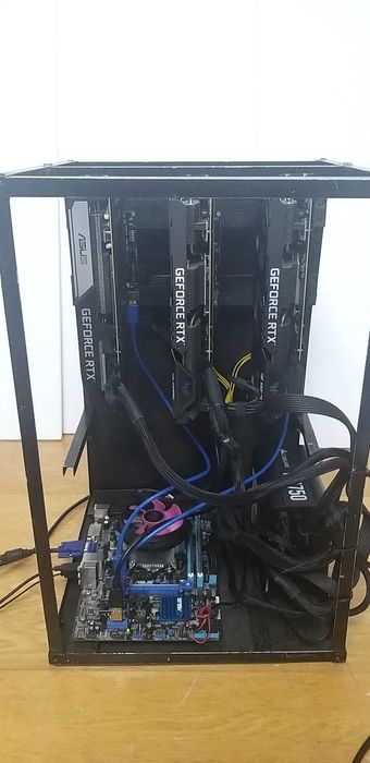 Vendo RIGs, 20 placas NVidia e AMD, Fontes Corsair, risers, cabos, etc