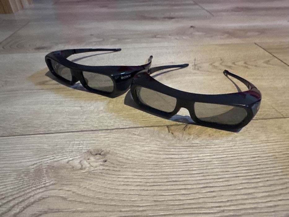 Okulary 3D sony trzy pary