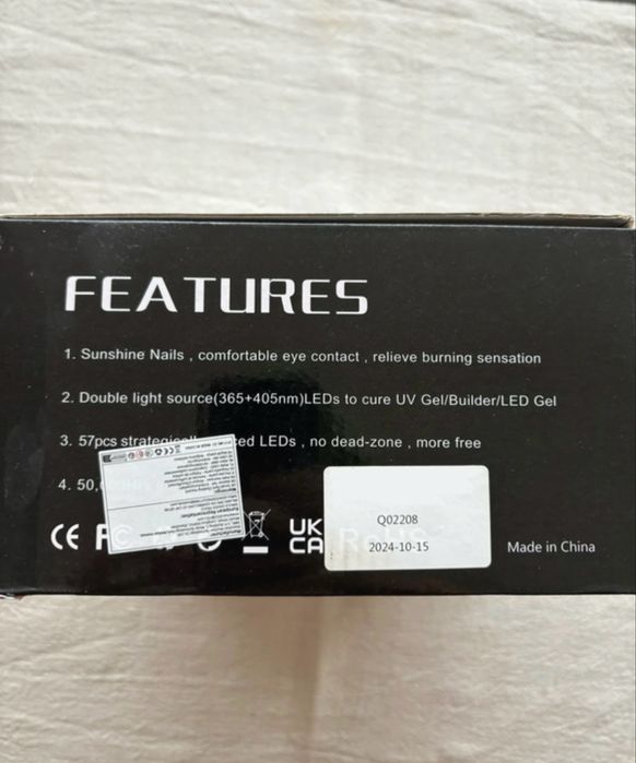 Lâmpada UV LED SUN X9 para Gel