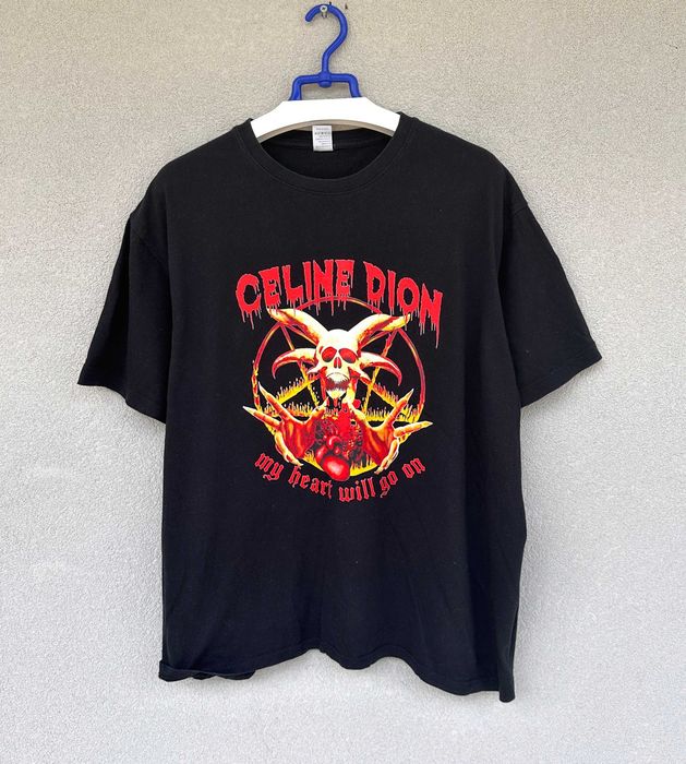 Koszulka T-shirt CELINE DION muzyczna vintage r. XL