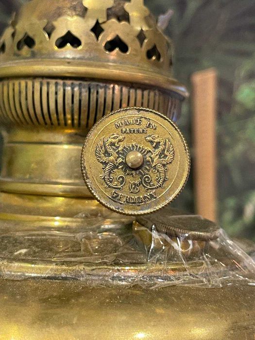 Керосиновая антикварная лампа Германия