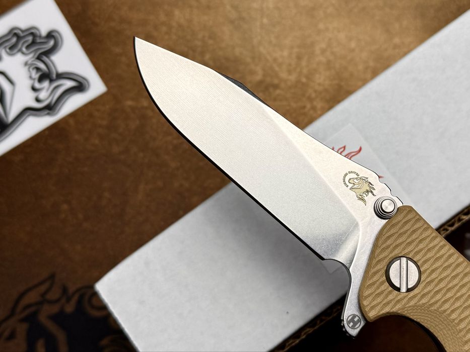 Нож Rick Hinderer Eklipse 3.5 Slicer Hollow Grind SW Coyote G10 S45VN