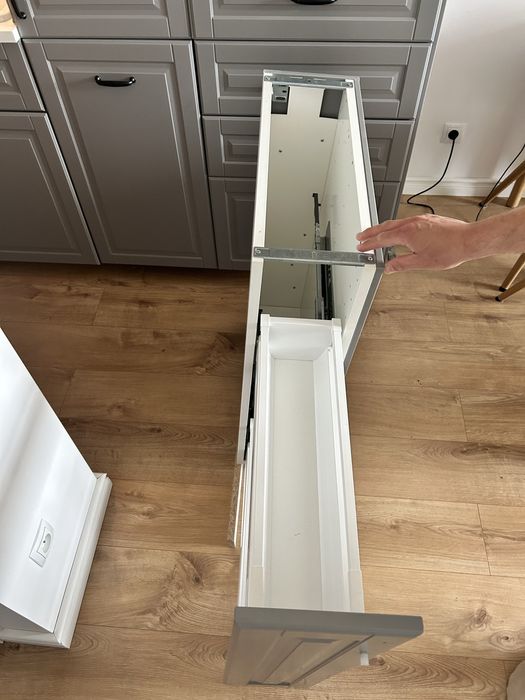 Szafka kuchenna cargo IKEA BODBYN szary 20x60x90