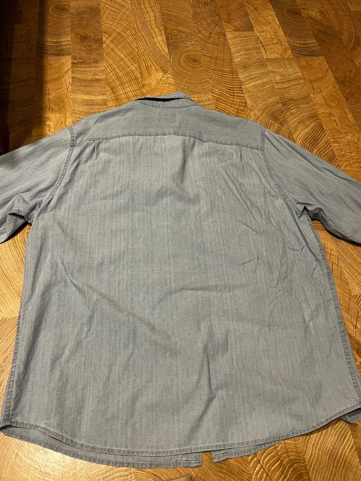 Koszula męska Wrangler Authentics XL, błękitna tip top.