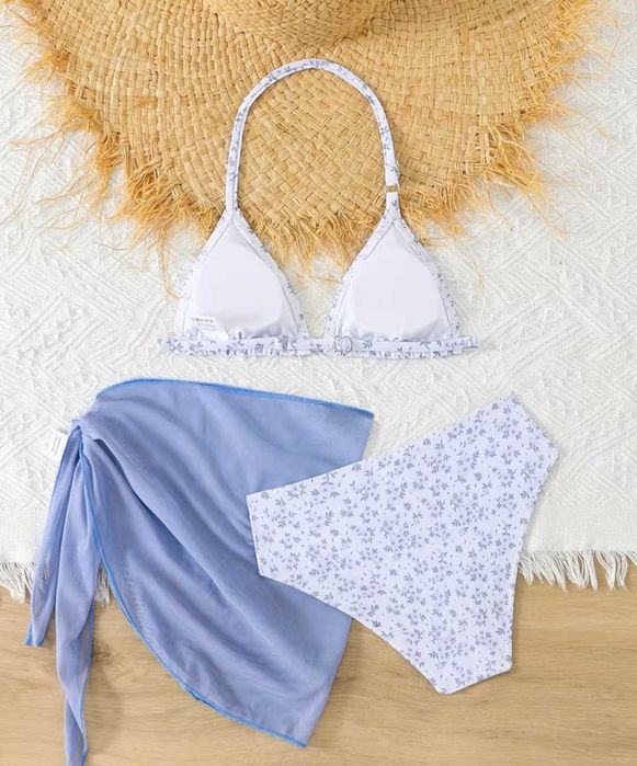 Nowy kostium kąpielowy 3 części! bikini r. 146